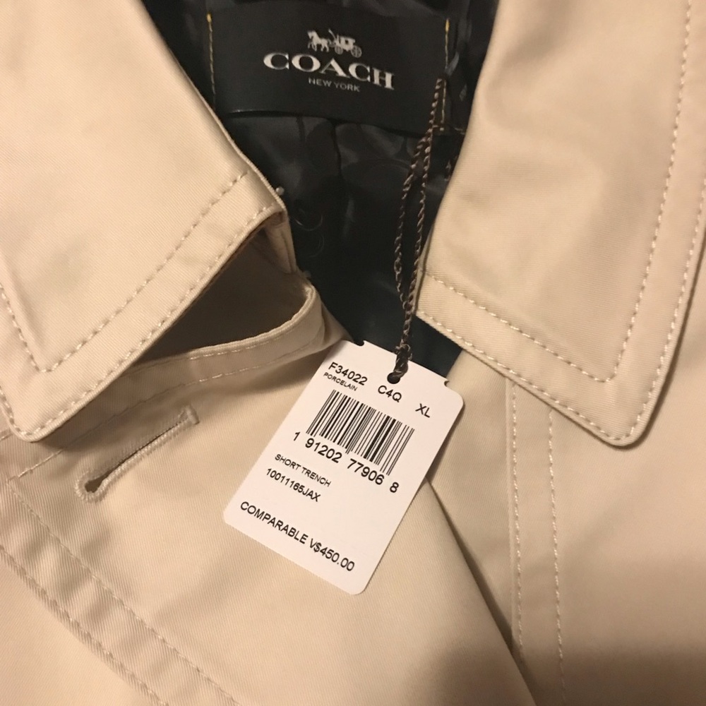 Brand new coach coat with tags still attached.
